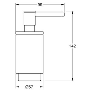Grohe Selection Soap Dispenser - Supersteel (41028DC0) - main image 3