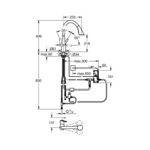 Grohe Zedra Touch Electronic Single Lever Sink Mixer 1/2" - Supersteel (30219DC2) - main image 3