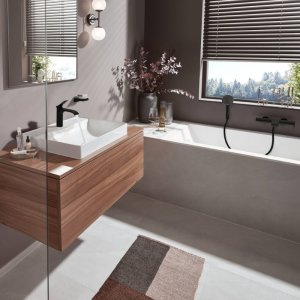 Hansgrohe Pulsify Select S 105 3jet Activation Shower Head - Matt Black (24100670) - main image 3