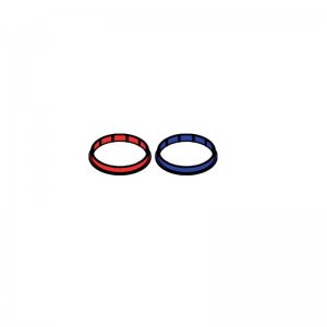 Hansgrohe set of colour rings - red/blue (96319000) - main image 3