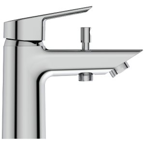 Ideal Standard Tesi single lever one hole bath shower mixer with shower set (B1957AA) - main image 3