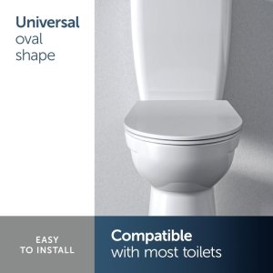 Ideal Standard Tirso Universal Soft Close Toilet Seat - White (E335601) - main image 3