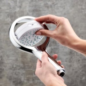 Mira 360 Shower Head - White/Chrome (2.1981.017) - main image 3