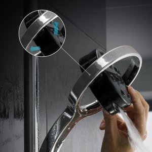 Mira 360m shower head - chrome/black (1688.201) - main image 3