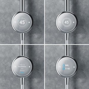 Mira Activate Single Outlet Ceiling Fed Digital Shower - Pumped - Chrome (1.1903.090) - main image 3