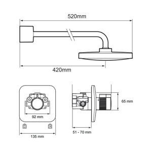 Mira Adept BIR Thermostatic Mixer Shower - Chrome (1.1736.405) - main image 3