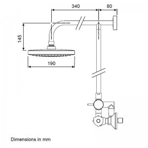 Mira Atom ERD thermostatic mixer shower with diverter - chrome (2.1663.016) - main image 3