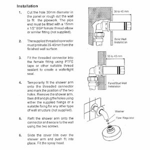 Mira Beat 90mm fixed shower head and arm chrome (1.1740.578) - main image 3