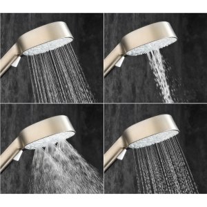 Mira Crisp 11cm Four Spray Shower Head - Brushed Nickel (39169W-BN) - main image 3