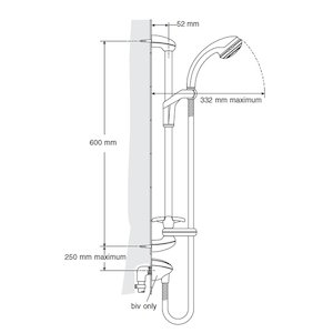 Mira EV S shower set - white/chrome (1.0.411.78.1) - main image 3