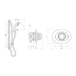 Mira Excel BIV (2006-on) Thermostatic Mixer Shower - Chrome (1.1518.303) - main image 3