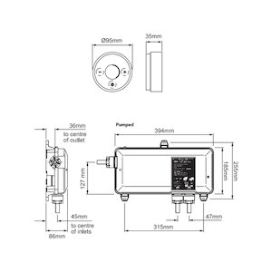 Mira Platinum digital mixer unit and wireless controller - pumped (1.1666.004) - main image 3