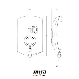Mira Jump Electric Shower 10.8kW - White/Chrome (1693.003) - main image 3