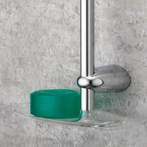 Mira Nectar Slide Rail Kit/Shower Rail Set - Chrome (2.1703.008) - main image 3