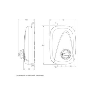 Mira Vigour Thermostatic Power Shower (1.1532.353) - main image 3