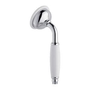 MX Traditional single spray shower head - white/chrome (RPF) - main image 3
