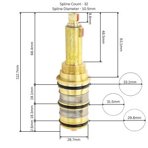 Imex Ceramics thermostatic cartridge (TC100) - main image 3