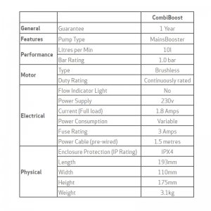 Salamander CombiBoost Mains to Combi Booster Water Pump (CombiBoost) - main image 3