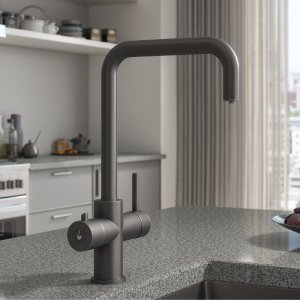 Sauber Astano 3-in-1 Instant Boiling Water Kitchen Tap - Gun Metal (PDT-000206-215-52) - main image 3