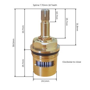 Trevi 3/4" flow cartridge assembly (A960462NU) - main image 3