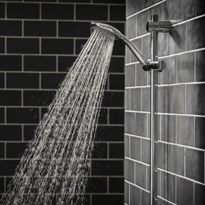Triton 8000 DuraFlow Five Spray Shower Head - White (TSHE8RCWHT) - main image 3