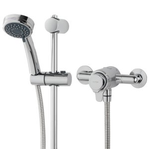 Triton Dene Mini Concentric Exposed Mixer Shower - Chrome (UNDETHEXCM) - main image 3