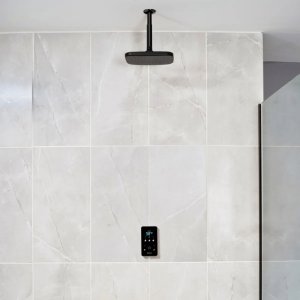 Triton ENVi Ceiling Fed Electric Shower 9.0kW - Black (GEENVF93) - main image 3