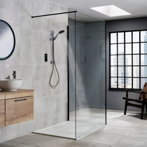 Triton ENVi Inline Wall Fed Electric Shower 9.5kW - Silver (GEENVE92) - main image 3