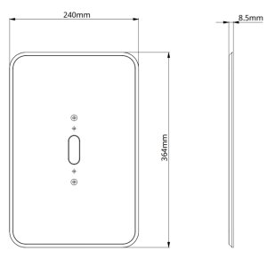 Triton ENVi Retro Fit Plate - White (GAENVRP1) - main image 3