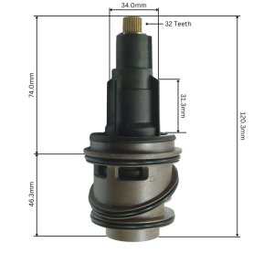 Ultra SC50-T32 thermostatic cartridge assembly - 32 tooth spline (SC50T32) - main image 3