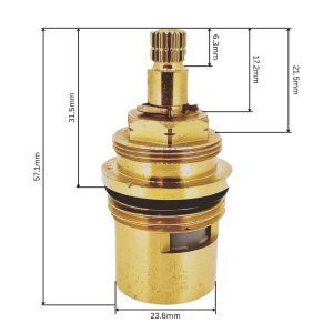 Vado 3/4" flow cartridge (C-305-LTC) - main image 3
