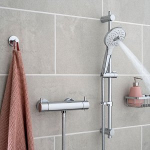 Vado Celsius Exposed Thermostatic Shower Set - Chrome (CEL-1701-3/4-ORA-CP) - main image 3