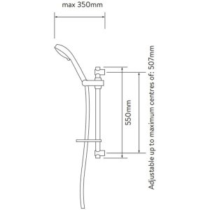 Aqualisa Colt concealed mixer shower - chrome (COLT001CA) - main image 4
