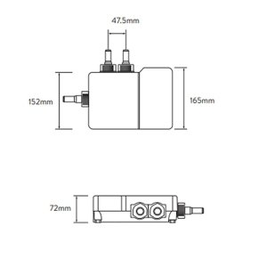 Aqualisa iSystem concealed digital shower with ceiling fixed shower head - HP/Combi (ISD.A1.BFC.21) - main image 4