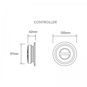 Aqualisa Quartz exposed digital shower with adjustable shower head - HP/Combi (QZD.A1.EV.18) - main image 4