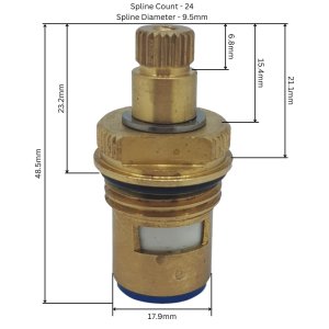 Crosswater flow cartridge (CG1210FA2) - main image 4