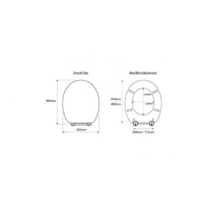 Croydex Anti-Bac Polyproplylene Toilet Seat - White (WL400022H) - main image 4