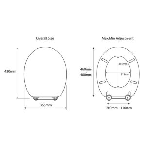 Croydex Antique Pine Flexi-Fix Toilet Seat (WL602250H) - main image 4