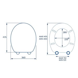 Croydex Canada Toilet Seat - White (WL401022H) - main image 4