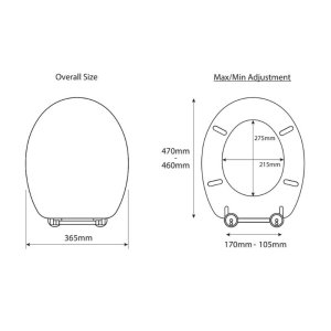 Croydex Carron Sit Tight Toilet Seat (WL600622H) - main image 4