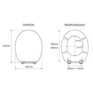 Croydex Como Flexi-Fix Toilet Seat (WL600722H) - main image 4