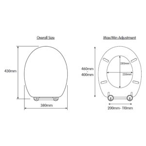 Croydex Constance Flexi-Fix Toilet Seat - White (WL601722H) - main image 4