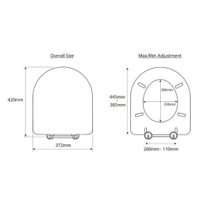 Croydex Garda Flexi-Fix Toilet Seat - White (WL600922H) - main image 4