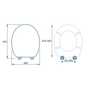 Croydex Grasmere Flexi-Fix Toilet Seat - White (WL601422H) - main image 4