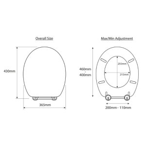 Croydex Mahogany Flexi-Fix Toilet Seat (WL602252H) - main image 4
