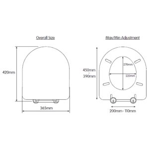 Croydex Malo Flexi-Fix Toilet Seat - White (WL611022H) - main image 4