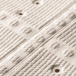 Croydex Plain Cushioned Shower Mat - White (BD203022) - main image 4