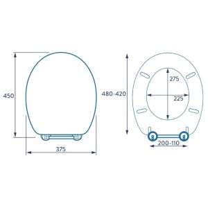 Croydex Portland Flexi-Fix Toilet Seat - White (WL601122H) - main image 4