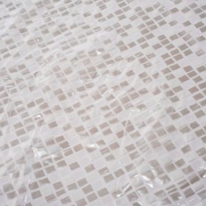Croydex Silver Mosaic Shower Curtain (AE543440) - main image 4