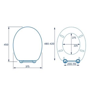 Croydex Victoria Flexi-Fix Toilet Seat - White (WL601322H) - main image 4